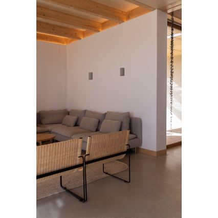 FARO 40540 - Seinavalgusti SOLE 2xGU10/8W/230V hall ümmargune