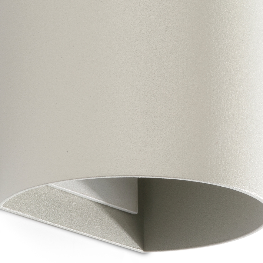 FARO 40540 - Seinavalgusti SOLE 2xGU10/8W/230V hall ümmargune