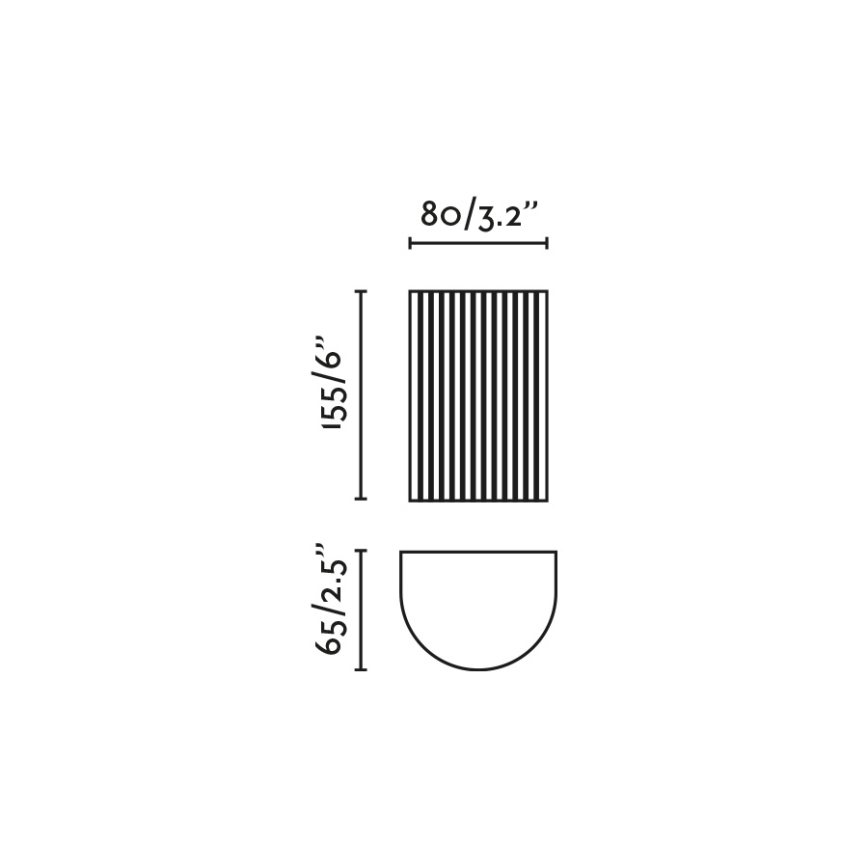 FARO 40543 - Seinavalgusti SOLE 2xGU10/8W/230V must laineline ümmargune