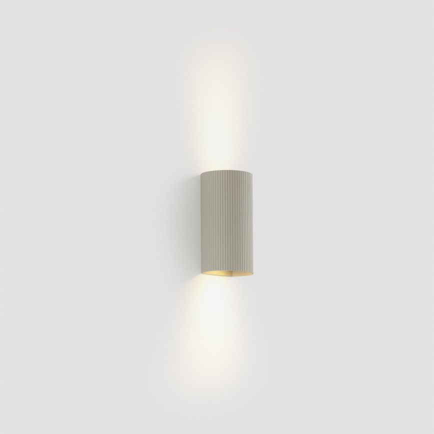 FARO 40544 - Seinavalgusti SOLE 2xGU10/8W/230V hall laineline ümmargune