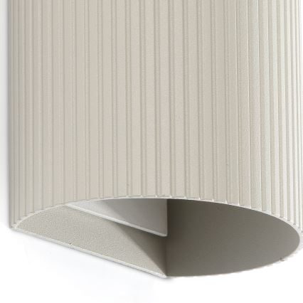 FARO 40544 - Seinavalgusti SOLE 2xGU10/8W/230V hall laineline ümmargune