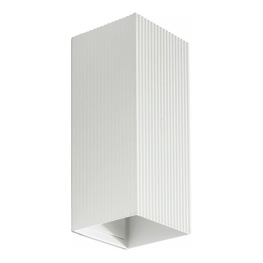 FARO 40565 - Seinavalgusti SOLE 2xGU10/8W/230V valge laineline kandiline