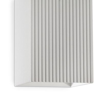 FARO 40565 - Seinavalgusti SOLE 2xGU10/8W/230V valge laineline kandiline