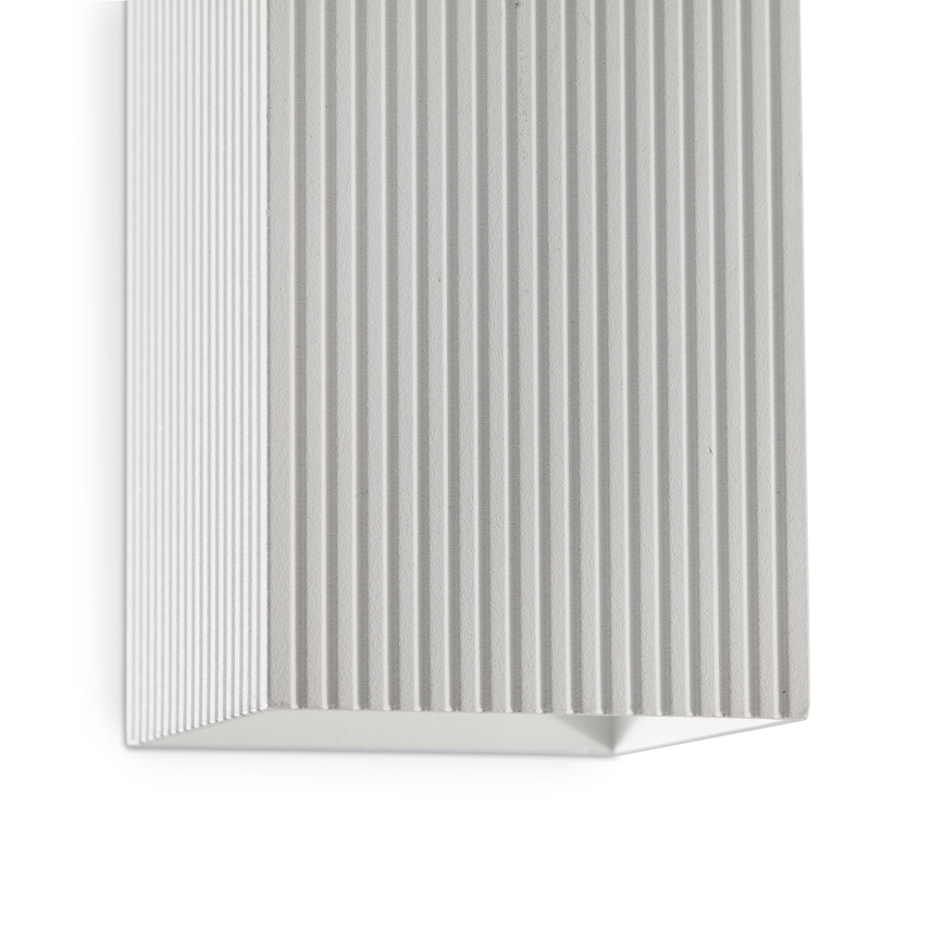 FARO 40565 - Seinavalgusti SOLE 2xGU10/8W/230V valge laineline kandiline