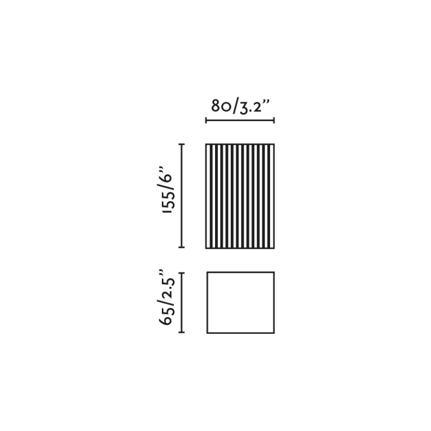 FARO 40565 - Seinavalgusti SOLE 2xGU10/8W/230V valge laineline kandiline