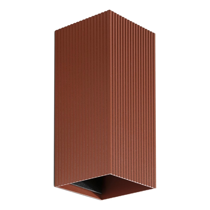 FARO 40568 - Seinavalgusti SOLE 2xGU10/8W/230V tellis laineline kandiline