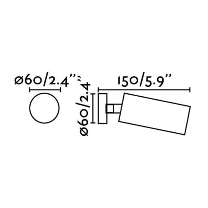 FARO 43722 - Kohtvalgusti STAN 1xGU10/8W/230V valge