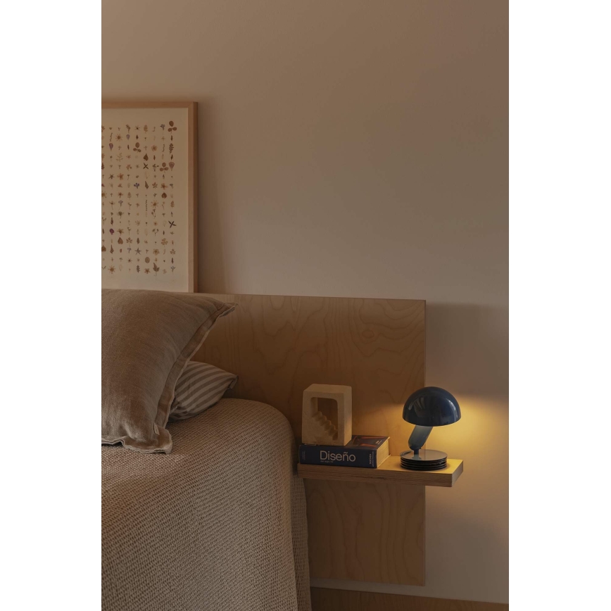 FARO 56102 - Laualamp klambriga 2in1 BELA 1xE27/15W/230V sinine