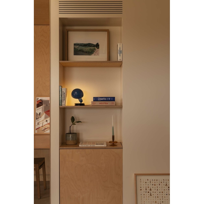 FARO 56102 - Laualamp klambriga 2in1 BELA 1xE27/15W/230V sinine