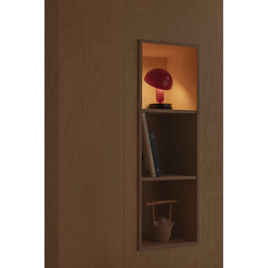 FARO 56103 - Laualamp klambriga 2in1 BELA 1xE27/15W/230V punane