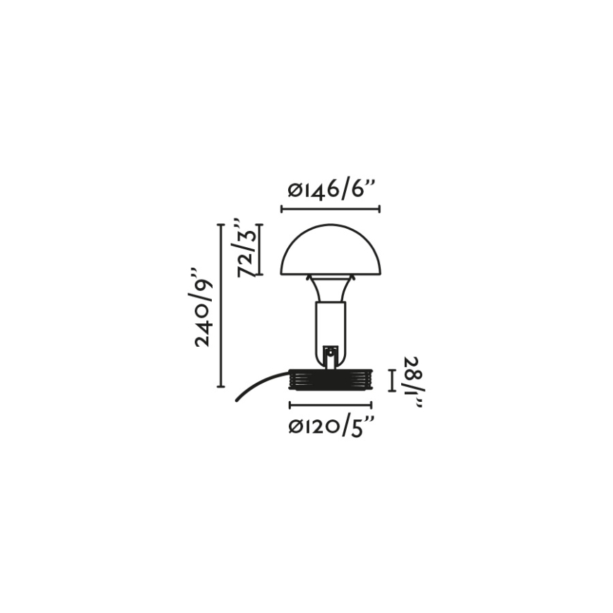 FARO 56103 - Laualamp klambriga 2in1 BELA 1xE27/15W/230V punane