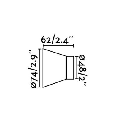 Faro 62300 - Seinavalgusti KERA 1xE27/15W/230V