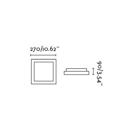 FARO 62983 - Laevalgusti TOLA 1 1xE27/20W/230V