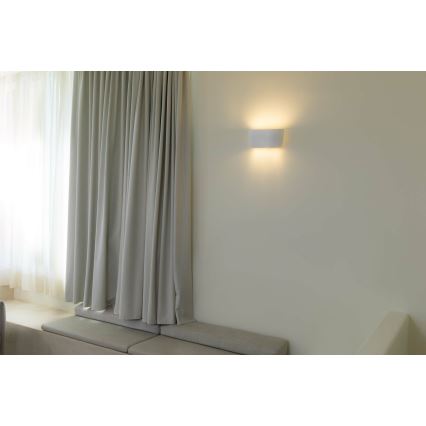 FARO 63430 - Seinavalgusti KAPPU 2xE14/7W/230V 16,8x30 cm valge