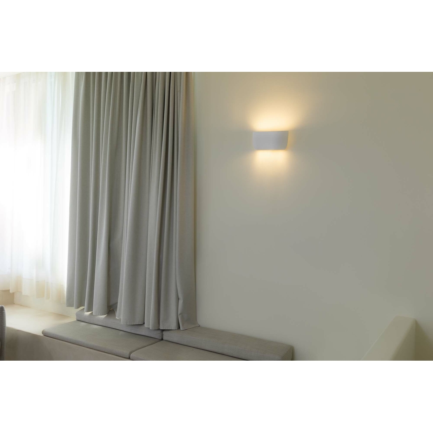 FARO 63430 - Seinavalgusti KAPPU 2xE14/7W/230V 16,8x30 cm valge