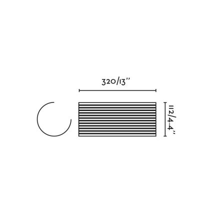 FARO 63436 - Seinavalgusti TRAMA 2xE14/7W/230V valge
