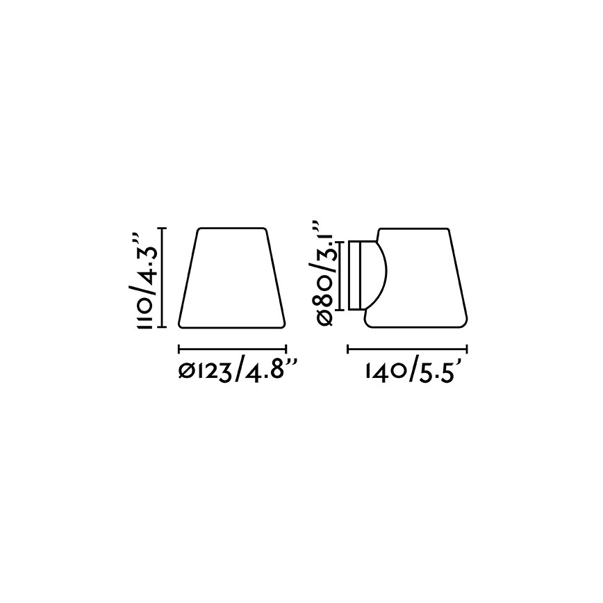 FARO 63510 - Seinavalgusti vannituppa BIANCA 1xG9/6W/230V IP44