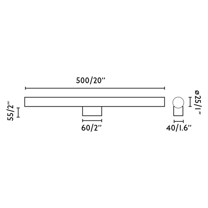 FARO 63552 - LED Peeglivalgustus vannituppa CALMA LED/7W/230V IP44 valge