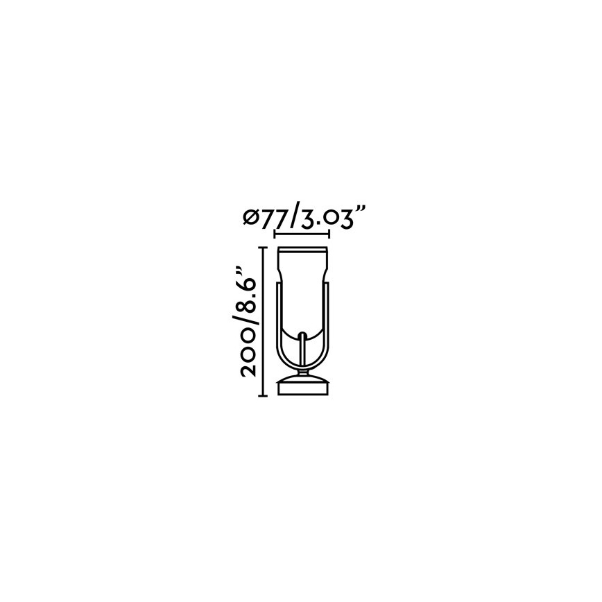 FARO 70035 - LED Väli seinavalgusti SLOT-1 LED/14W/230V IP65 3000K