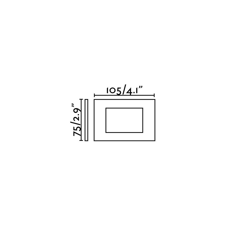 FARO 70163 - Süvistatav LED valgusti õue SPARK-1 LED/5W/230V IP65