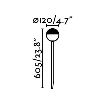 FaRO 70245 - LED välisvalgusti PICCOLA LED/8W/230V IP65