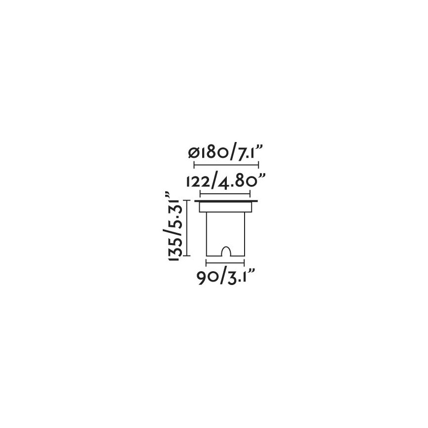 FARO 70309 - LED Väli sissesõidutee valgusti GEISER LED/15W/230V IK08 IP67
