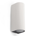 FARO 70328 - Seinale paigaldatav välisvalgusti ESTELA 2xGU10/5W/230V IP65 valge