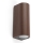 FARO 70329 - Välisseinavalgusti ESTELA 2xGU10/5W/230V IP65 pruun