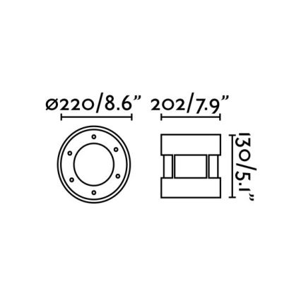FARO 70587 - LED Väli sissesõidutee valgusti SURIA-24 LED/24W/230V IK08 IP67
