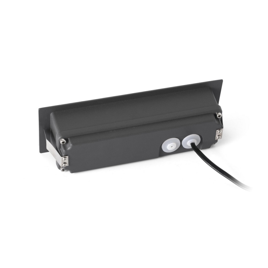 FARO 70638 - LED välis-süvistatav valgusti NAT LED/8W/230V IP65 must
