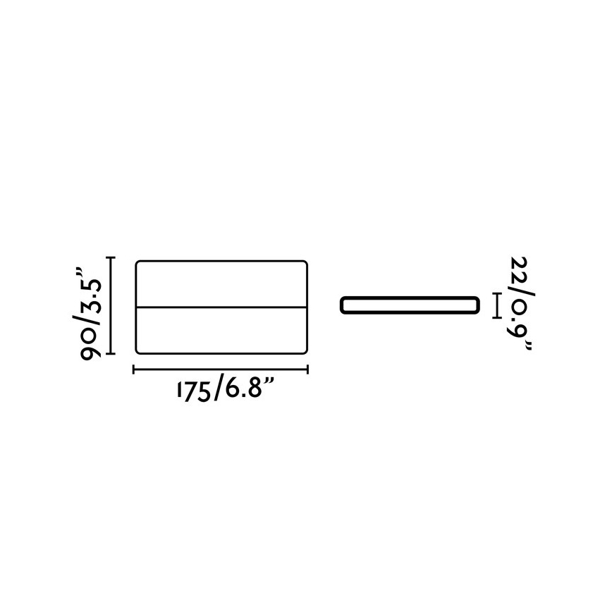 FARO 70646 - LED Seinavalgusti õue ADAY-2 LED/12W/230V IP54