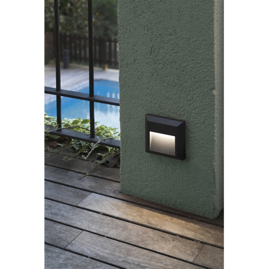 FARO 70655 - LED Seinavalgusti õue GRANT-C LED/1W/230V IP65