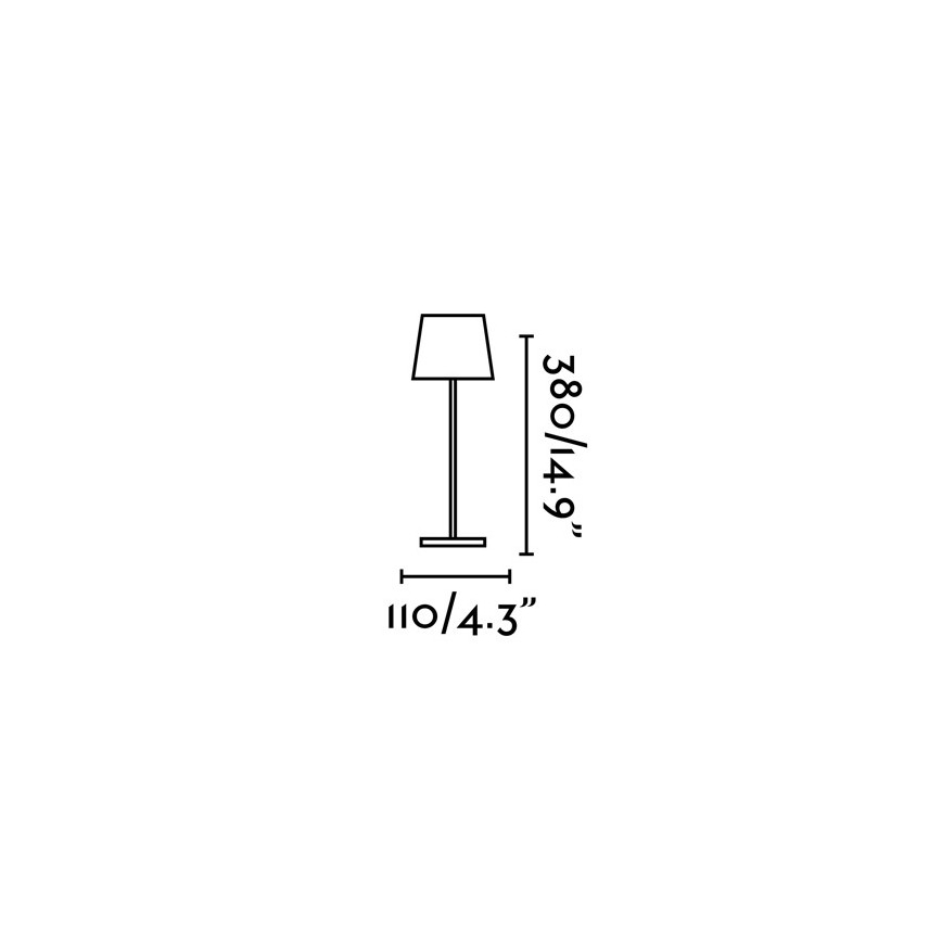 FARO 70776 - LED LED Väli hämardatav puutetundlik laualamp TOC LED/2,2W/230V IP54
