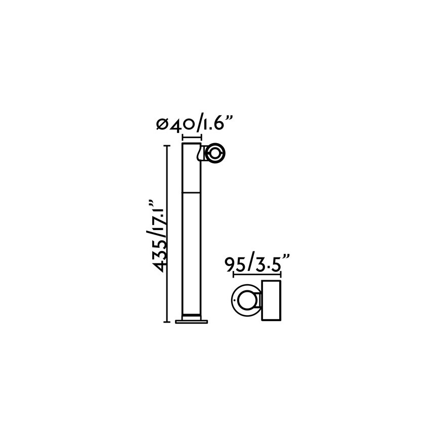 FARO 70783 - LED Välilamp SPY-2 LED/6W/230V IP65