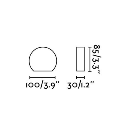FARO 70824 - LED Väli seinavalgusti PILL LED/4W/230V IP54