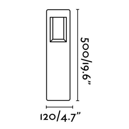 FARO 71199 - LED Õuelamp NAYA LED/8W/230V IP54