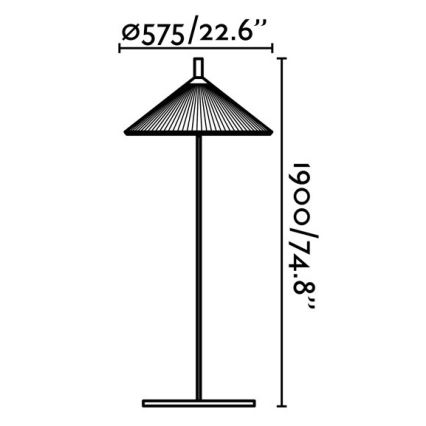 Faro 71567 - Välilamp HUE 1xE27/20W/230V IP65