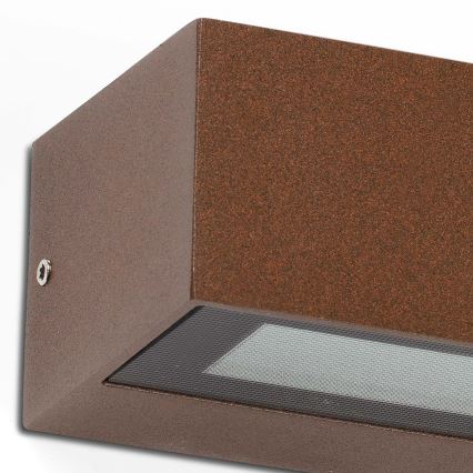 FARO 71905 - LED välisseinavalgusti DORO 2xLED/10W/230V IP65 pruun
