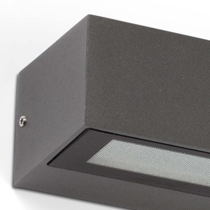 FARO 71910 - LED välisseinavalgusti LAKO LED/8W/230V IP65 antratsiit