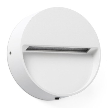 FARO 71961 - LED-trepivalgusti DUNE LED/3W/230V 2200/2700/3200/4000K IP65 valge, ümmargune