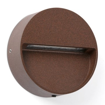 FARO 71962 - DUNE LED-trepi valgusti LED/3W/230V 2200/2700/3200/4000K IP65 pruun, ümmargune