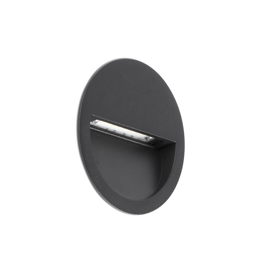 FARO 71969 - LED süvistatav valgusti POMA LED/3W/230V 2200/2700/3200/4000K IP65 antratsiit