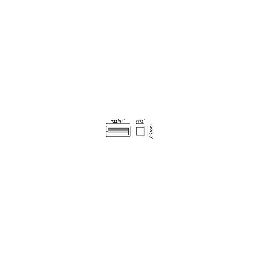 FARO 72095 - LED Ripplaevalgusti õue STRIPE-1 LED/5W/230V IP54