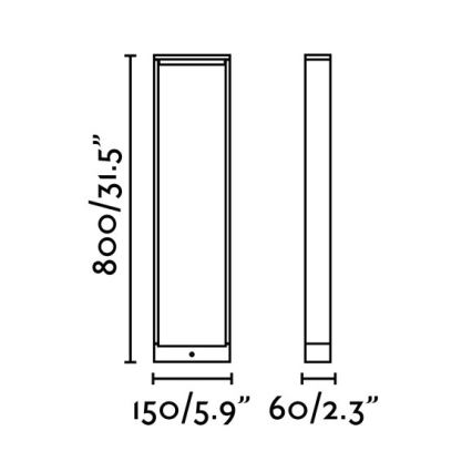 FARO 74452 - LED Välisvalgusti ALP LED/6W/230V IP54