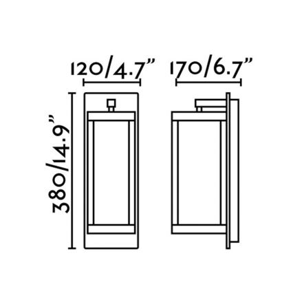 FARO 74453 - LED Väli seinavalgusti KERALA LED/13W/230V IP54