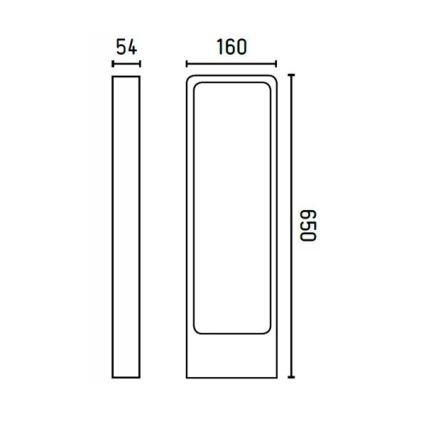 FARO 75520 - LED Välisvalgusti DAS LED/5W/230V IP54