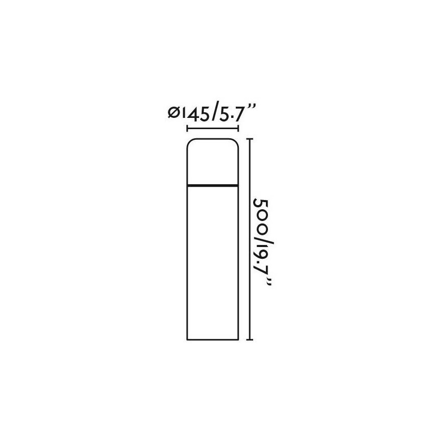 FaRO 75604 - LED välisvalgusti MUGA LED/9W/230V IP65