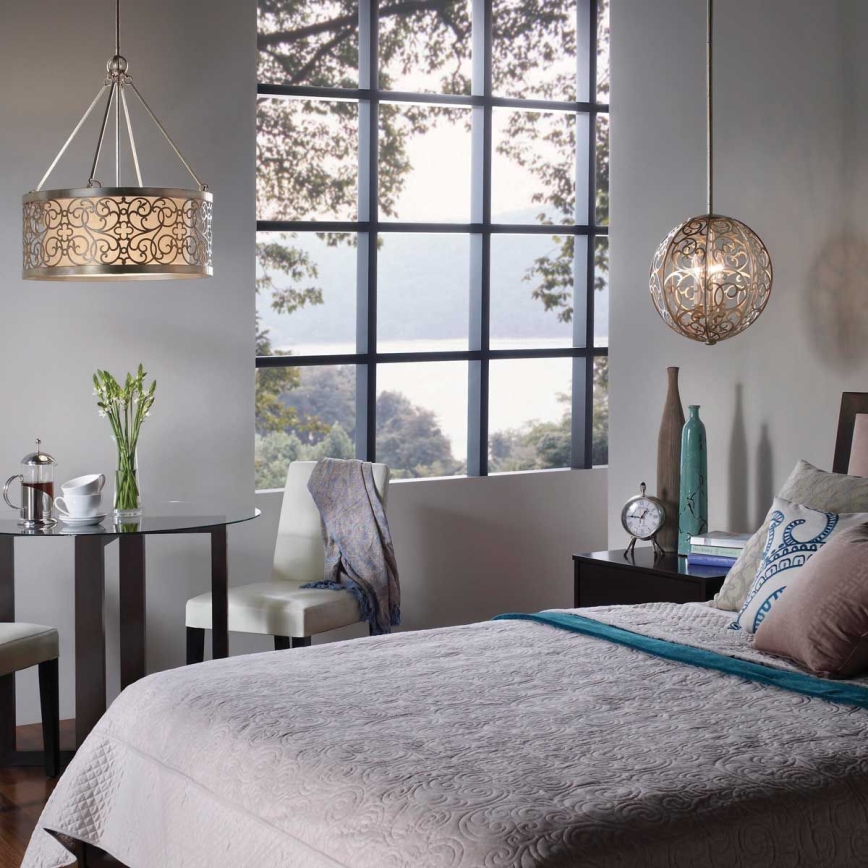 Feiss - Varrega lühter ARABESQUE 4xE27/60W/230V kuldne