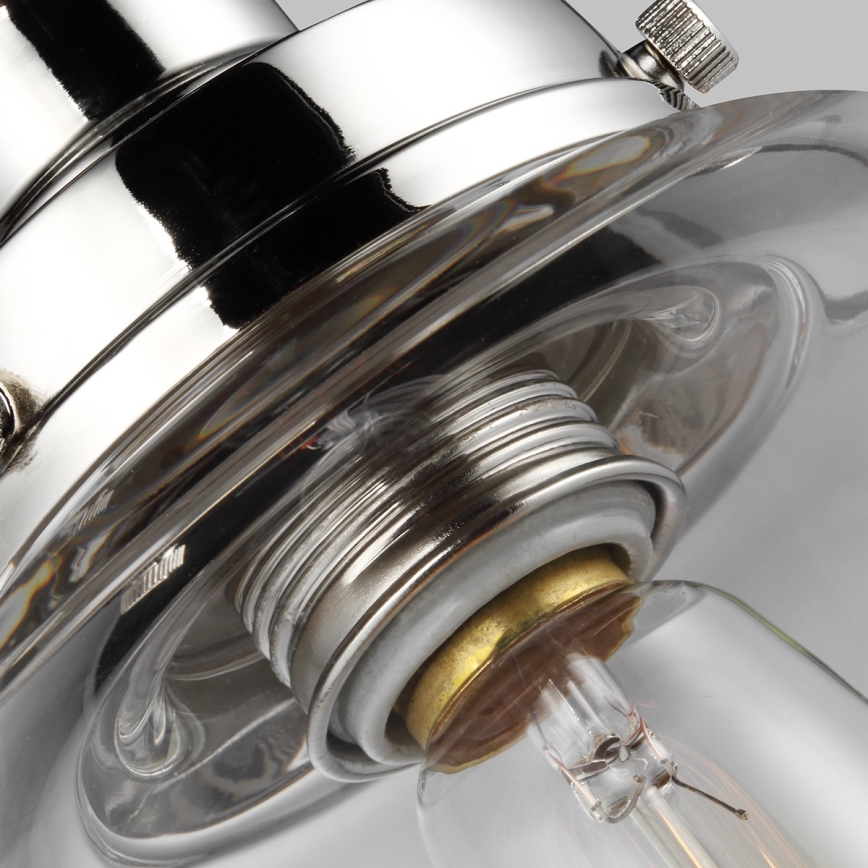 Feiss - Lühter BASKIN 1xE27/60W/230V läikiv kroom