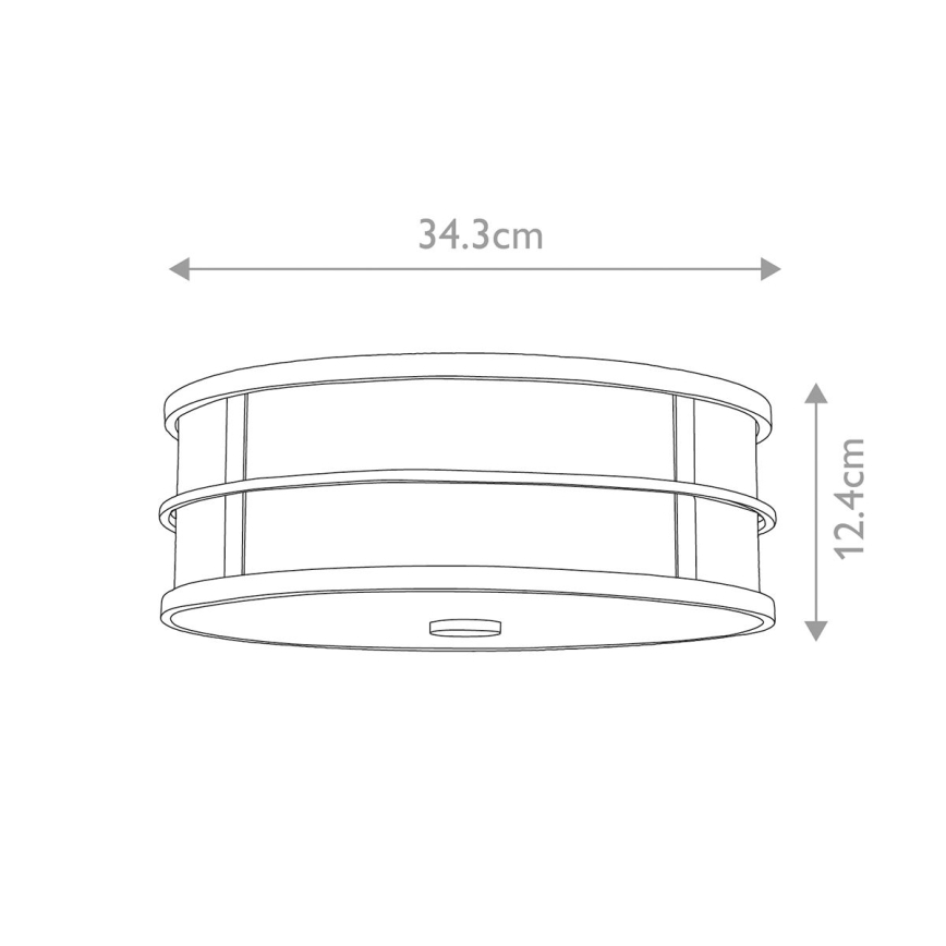 Feiss - Laelamp FUSION 3xE27/40W/230V kuldne